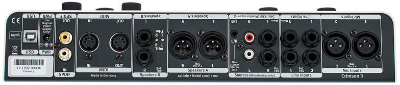 Фото USB интерфейс и мониторный контроллер SPL Crimson 3 White