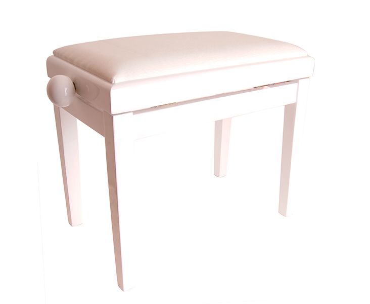 Фото HY-PJ018A-SATIN-WHITE Банкетка, белый/белый, кожа. Rin