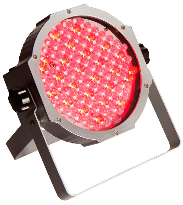 Фото Flash PAR56 RGBW Silver параблайзер с пультом и DMX управлением