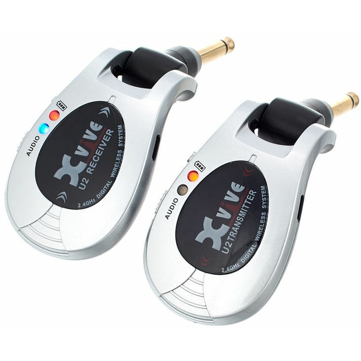 Фото Радиосистема инструментальная XVIVE U2 Guitar wireless system silver