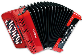 Фото Цифровой баян Roland FR-1xb (Red)