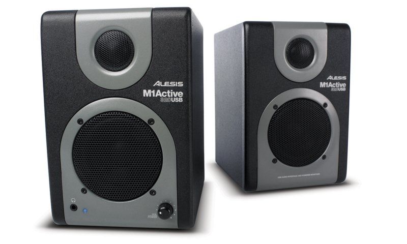 Фото ALESIS M1 ACTIVE 320USB пара активных студийных мониторов