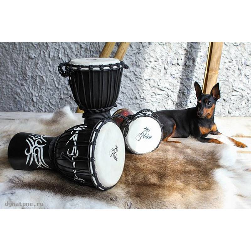 Фото YUKA DJWTT07-16 - Джембе с верёвочной настройкой Юка