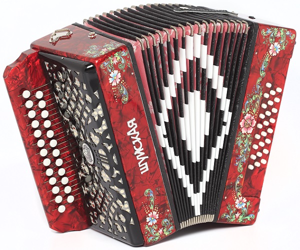 Фото Гармонь "Шуйская" Шуйская гармонь S51XL-A-RED