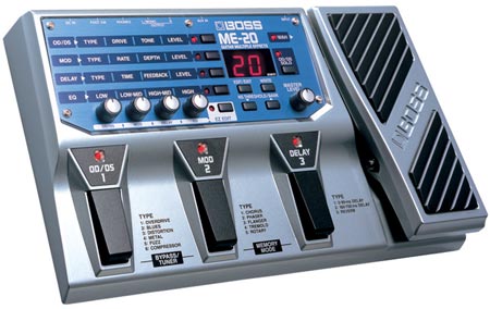 Фото BOSS ME-20 гитарный процессор
