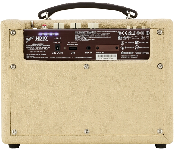 Фото Портативная акустическая система FENDER INDIO BT BLONDE
