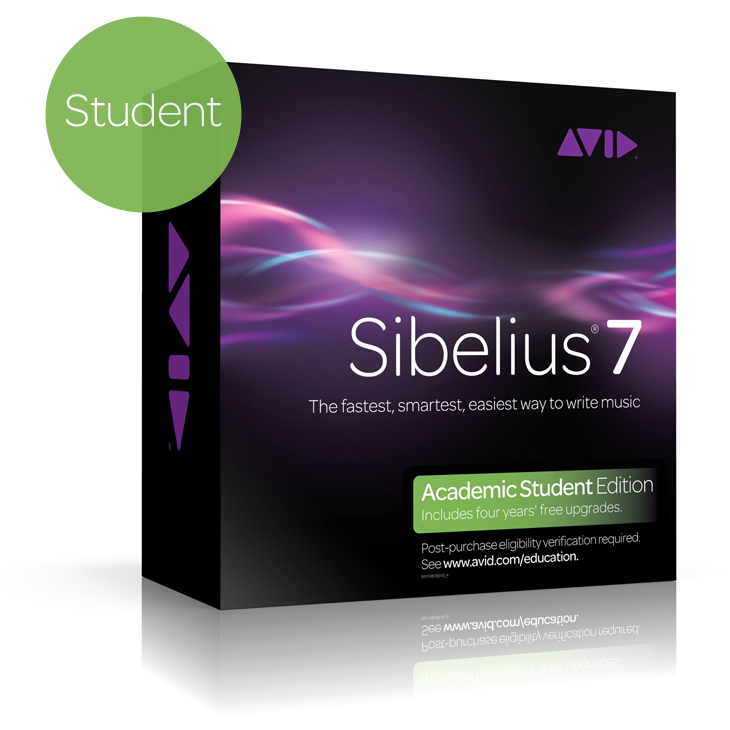Фото AVID Sibelius 7 Academic Student