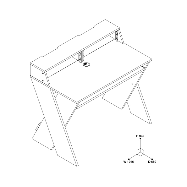 Фото Стол аранжировщика Glorious Sound Desk Compact Black