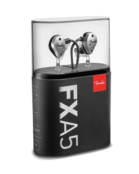 Фото FENDER FXA5 PRO IEM- SILVER головные телефоны с двойным армированным сбалансированным массивом и бас портом