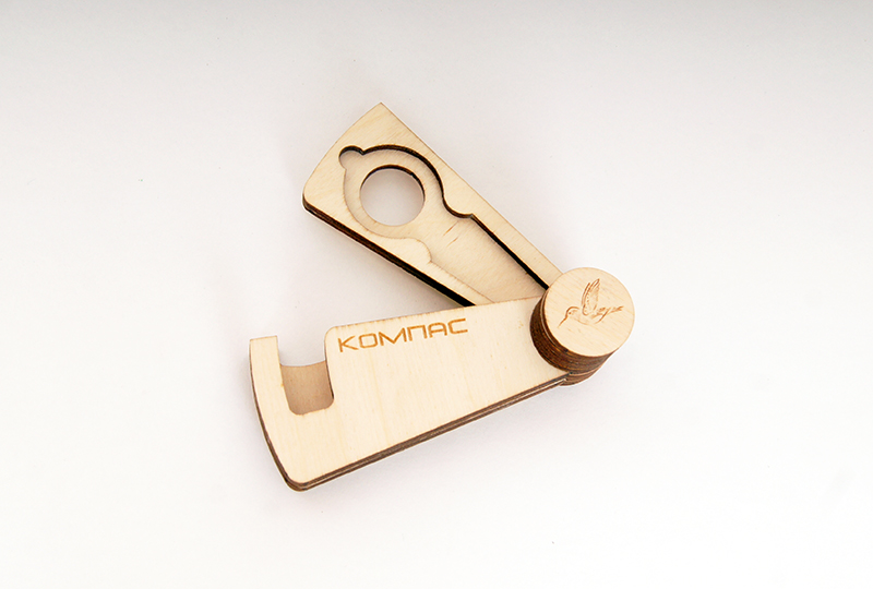 Фото Мастерская Глазырина HV18 Чехол деревянный для варгана Компас