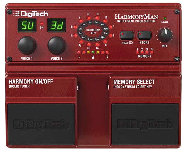 Фото DIGITECH HarmonyMAN SMART GUITAR HARMONY PEDAL гитарный процессор