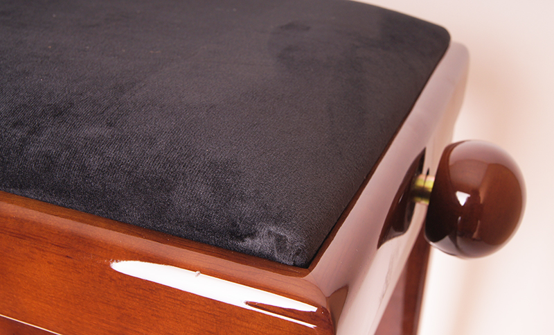 Фото HY-PJ018B-DW Банкетка, темный орех/черный, Rin