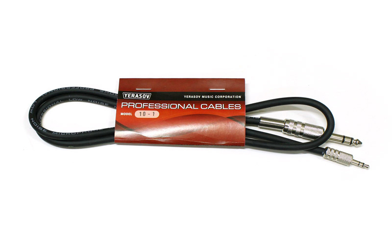 Фото Кабель акустический Yerasov 10-2m, 2м, 6.3-3.5мм 