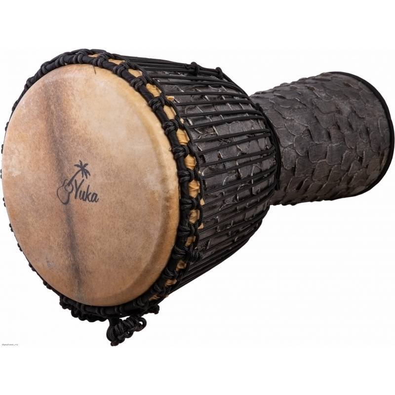 Фото YUKA DJWPRO012-24 Dragon - Джембе с верёвочной настройкой Юка
