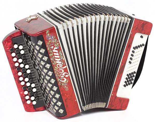 Фото Баян "Озорник" Шуйская гармонь B24YL-RD
