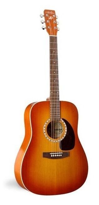 Фото Art & Lutherie CEDAR SUNRISE+Кейс  акустическая гитара Dreadnought, цвет - санбёрст