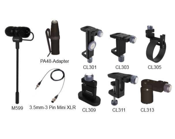 Фото Комплект инструментального микрофона и аксессуаров Alctron GM600