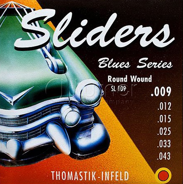 Фото Комплект струн Thomastik SL109 Blues Sliders для электрогитары