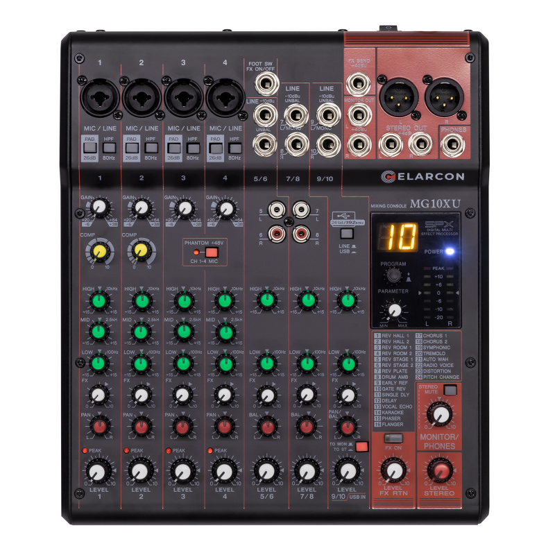 Фото Микшер аналоговый ELARCON MG10XU