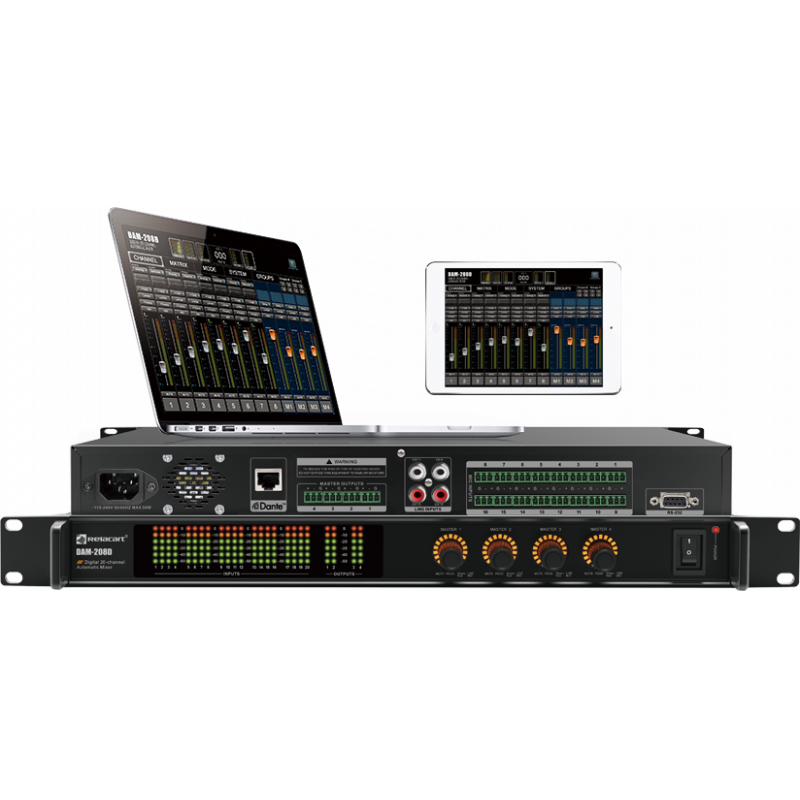 Фото 20-канальный цифровой автоматический микшер с интерфейсом RELACART DAM-208D