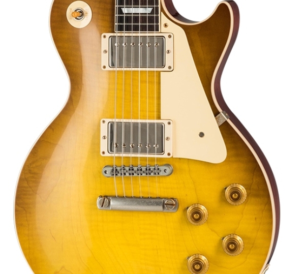 Фото GIBSON CUSTOM 58 Les Paul Standard Honey Lemon Fade Gloss NH