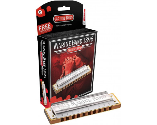 Фото HOHNER Marine Band 1896/20 C - Губная гармоника диатоническая Хонер