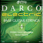 Martin 41D9700L  струны для бас-гитары 45-105, никель