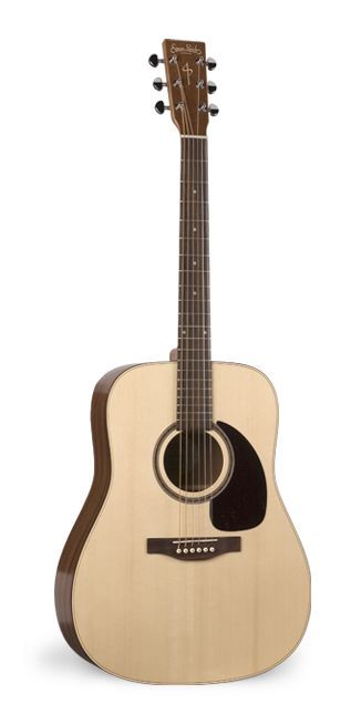 Фото Simon & Patrick WOODLAND PRO SPRUCE SG+Кейс  акустическая гитара Dreadnought, цвет - натуральный