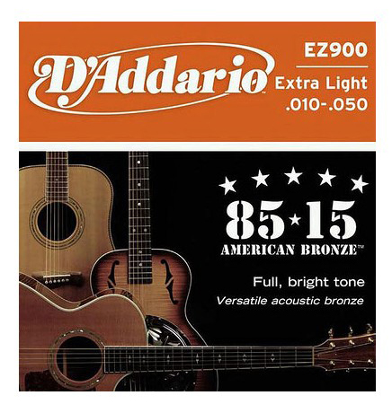 Фото Струны для акустической гитары D'ADDARIO EZ900