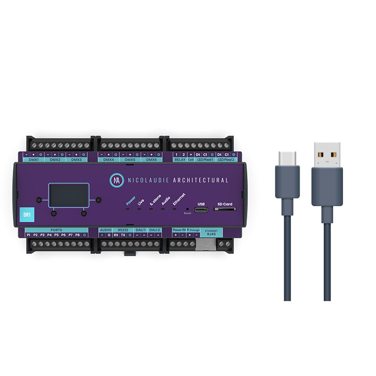 Фото DMX-интерфейс NICOLAUDIE ARCHITECTURAL DINA-DR1 LITE