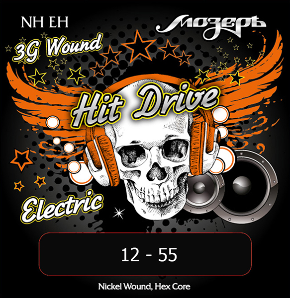 Фото Комплект струн для электрогитары Мозеръ NH-EH Hit Drive