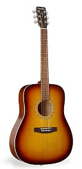 Simon & Patrick SONGSMITH+Кейс  акустическая гитара Dreadnought, цвет - санбёрст