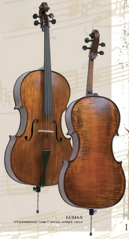 Фото Виолончель Gliga I-C044-S Intermediate Gems II Special Antiqued 4/4