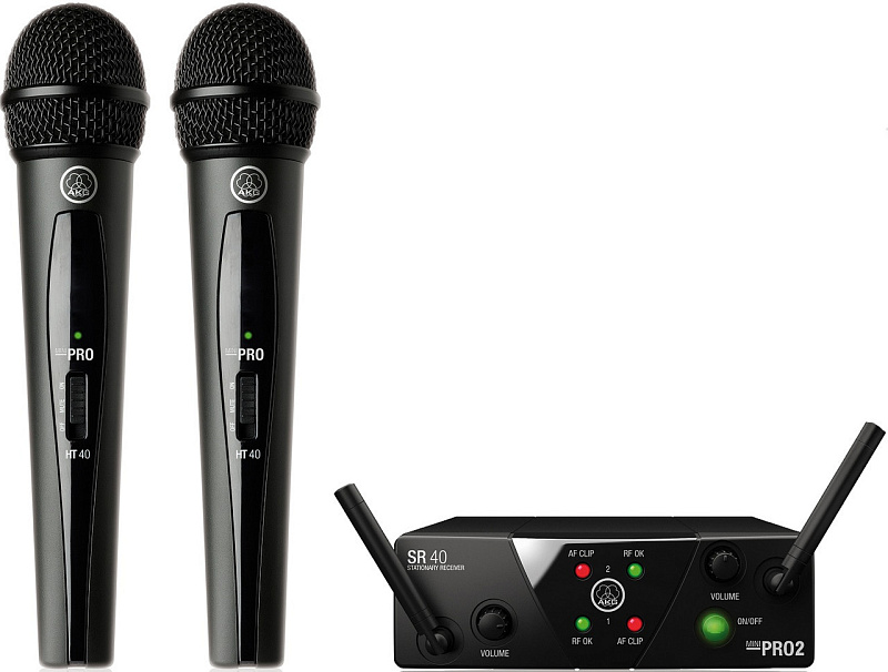Фото AKG WMS40 Mini2 Vocal Set US25BD (537.9/540.4МГц) 