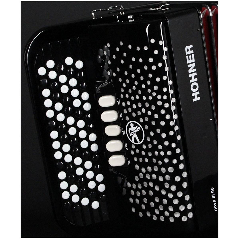 Фото HOHNER Nova III 96 black - Баян Хонер