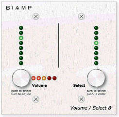 Панель управления Biamp SELECT 8