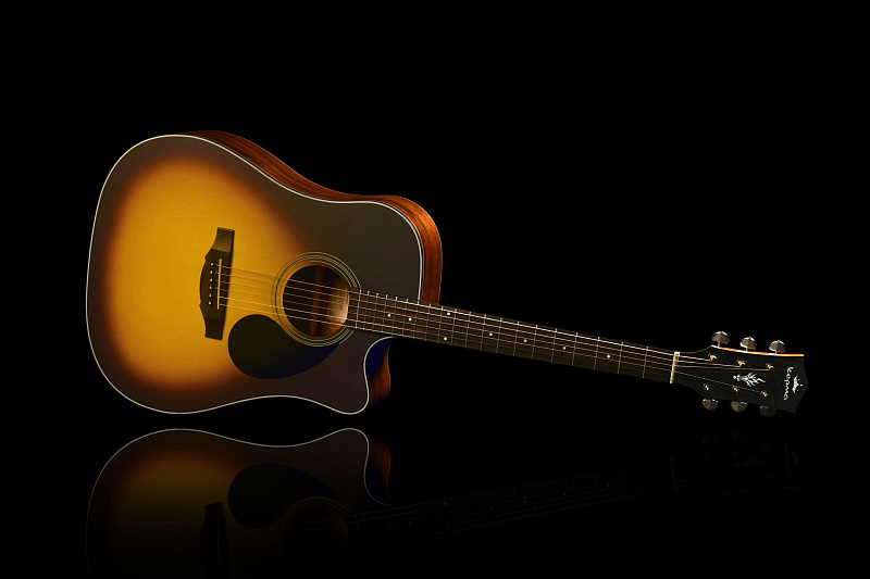 Фото Электроакустическая гитара KEPMA EDCE Sunburst