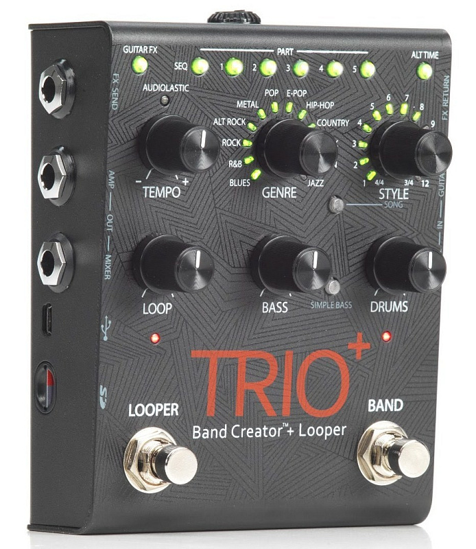 Фото DIGITECH TRIO+ BAND CREATOR Гитарная педаль, автоаккомпаниатор + лупер