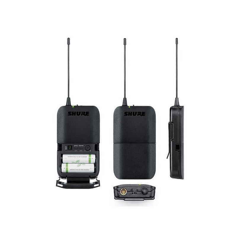 Фото SHURE BLX1 K3E 606-636 MHz портативный поясной передатчик для радиосистем серий P?????