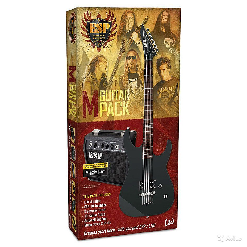 Фото Электрогитара LTD LMPACK BLKS