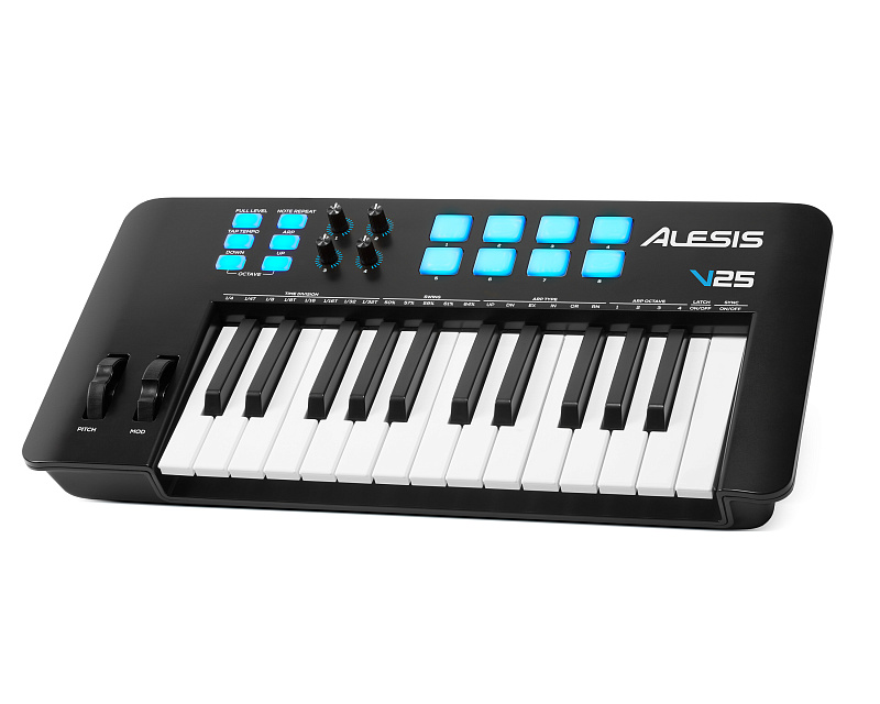 Фото Миди клавиатура 25 клавиш ALESIS V25MKII
