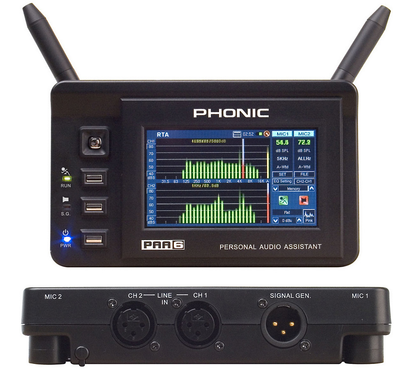 Фото Аудиотестер Phonic PAA-6