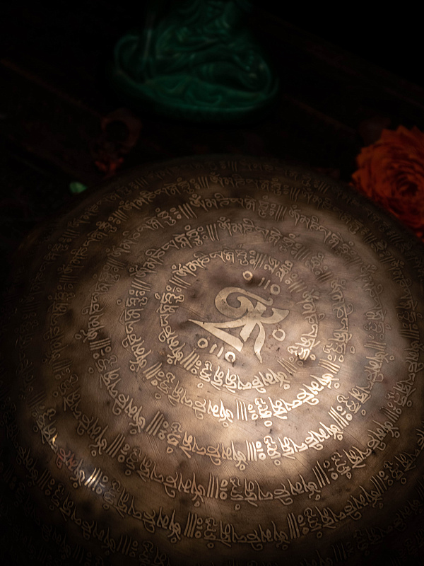 Фото Поющая чаша кованная Ething Carving - SBEC 35 