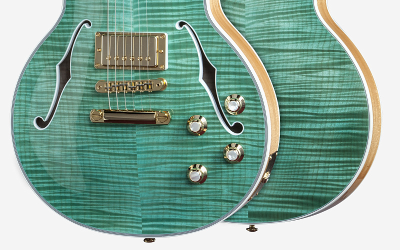 Фото GIBSON USA LES PAUL SUPREME 2015 SEAFOAM GREEN 