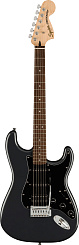 Комплект с электрогитарой FENDER SQUIER Affinity 2021 Stratocaster HSS Pack LRL Charcoal Frost Metallic