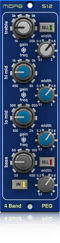 Фото MIDAS PARAMETRIC EQUALISER 512
