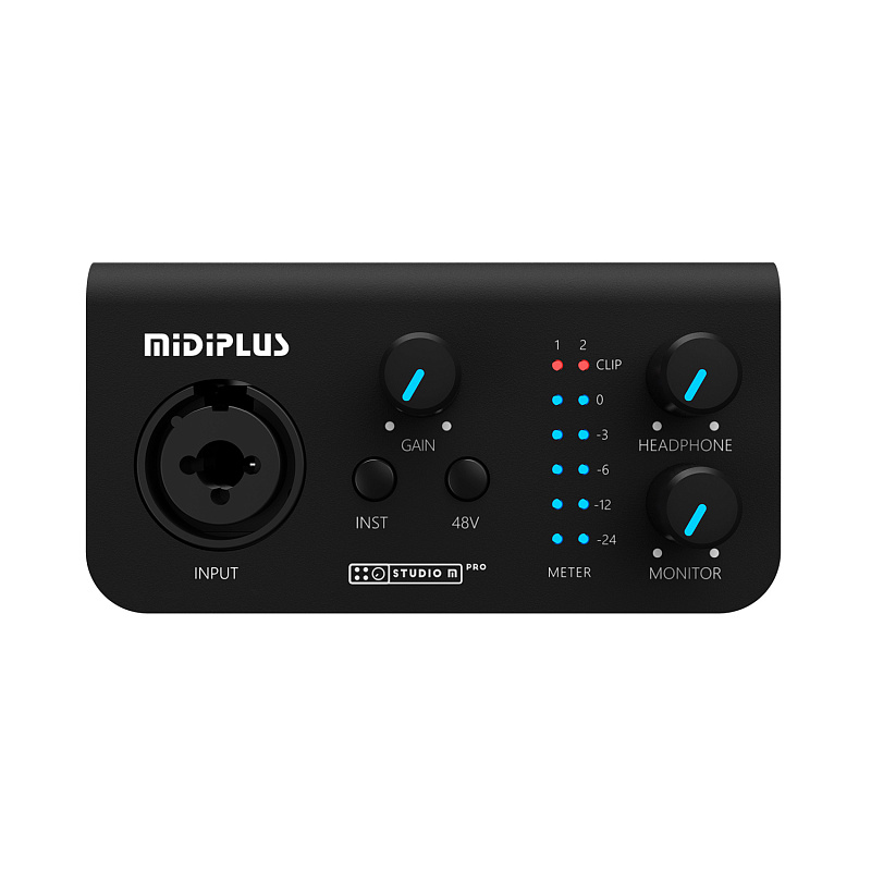Фото Аудиоинтерфейс USB Midiplus Studio M pro OTG