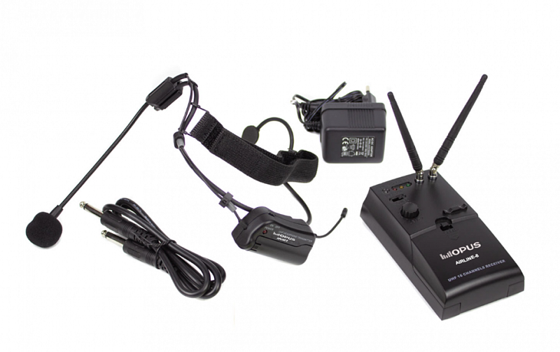 Фото Головная 16-канальная система для фитнеса, передатчик в оголовье OPUS AIRLINE-8