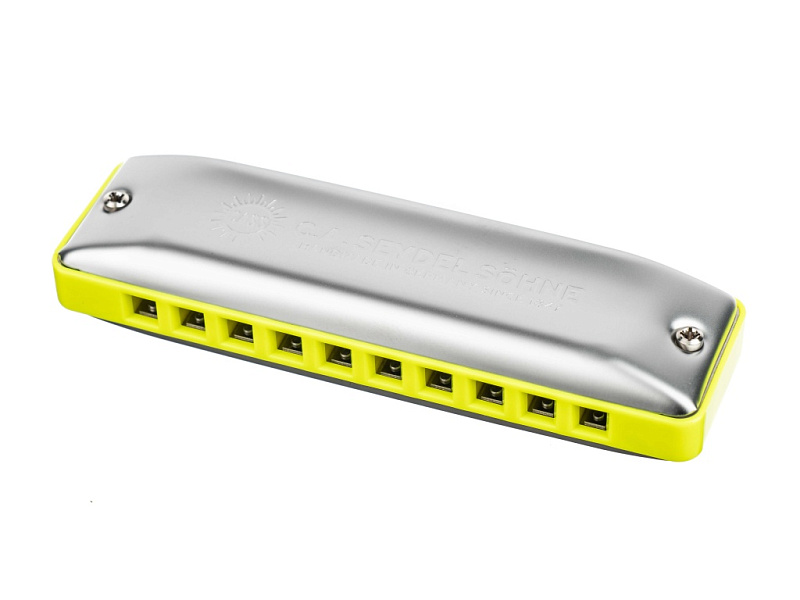 Фото Губная гармошка Seydel Sohne 10301G-S Session Steel Summer Edition G