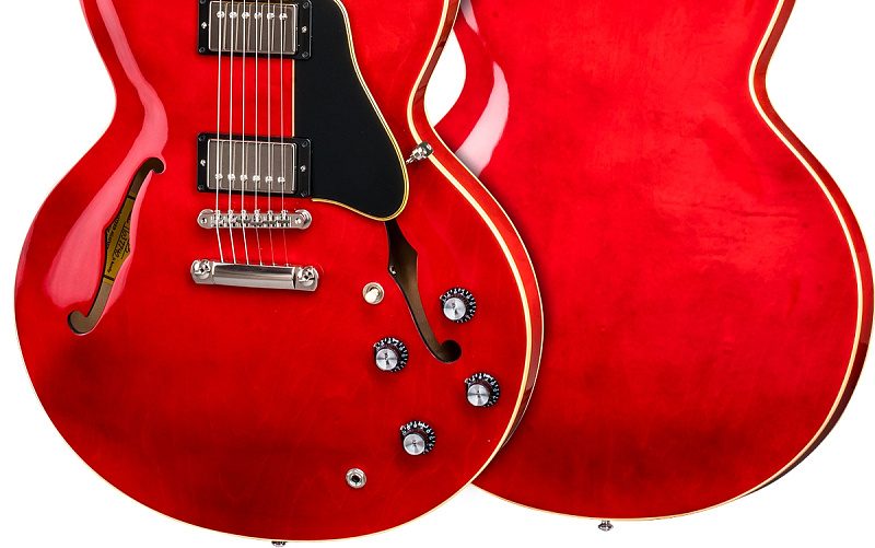 Фото GIBSON 2018 MEMPHIS ES-335 TRADITIONAL ANTIQUE FADED CHERRY